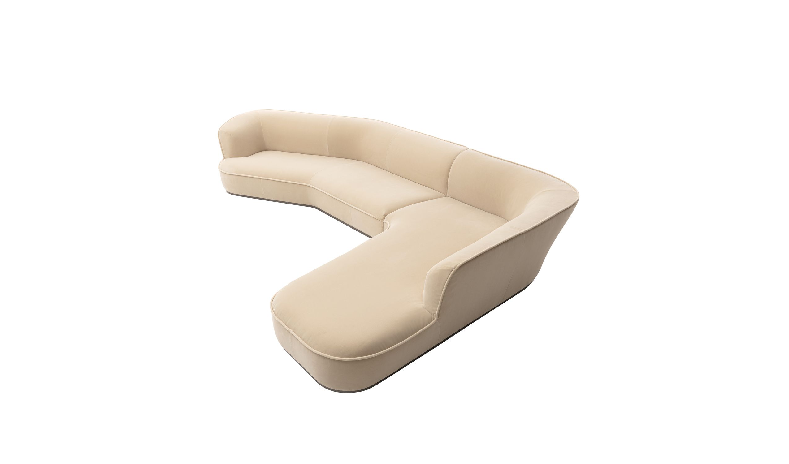 Тканевый диван с полуостровом Maxalto LILUM ARCH-00027859 - Вид №1