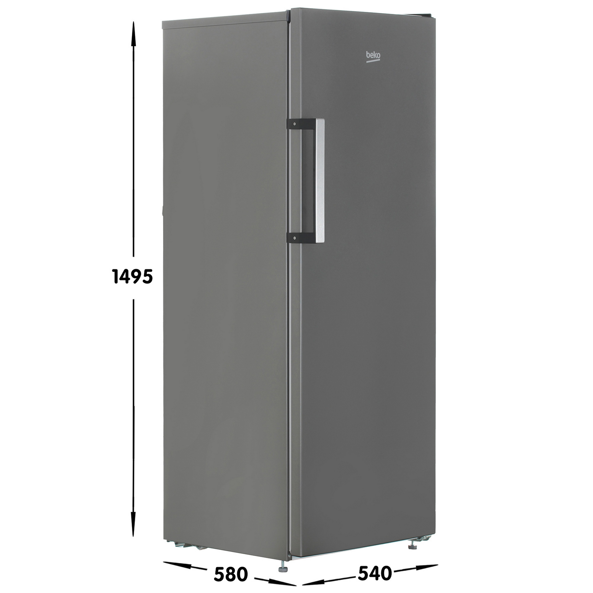5478131 Морозильный шкаф  Beko RFSK215T01G серый STDN-0133312 - Вид №6