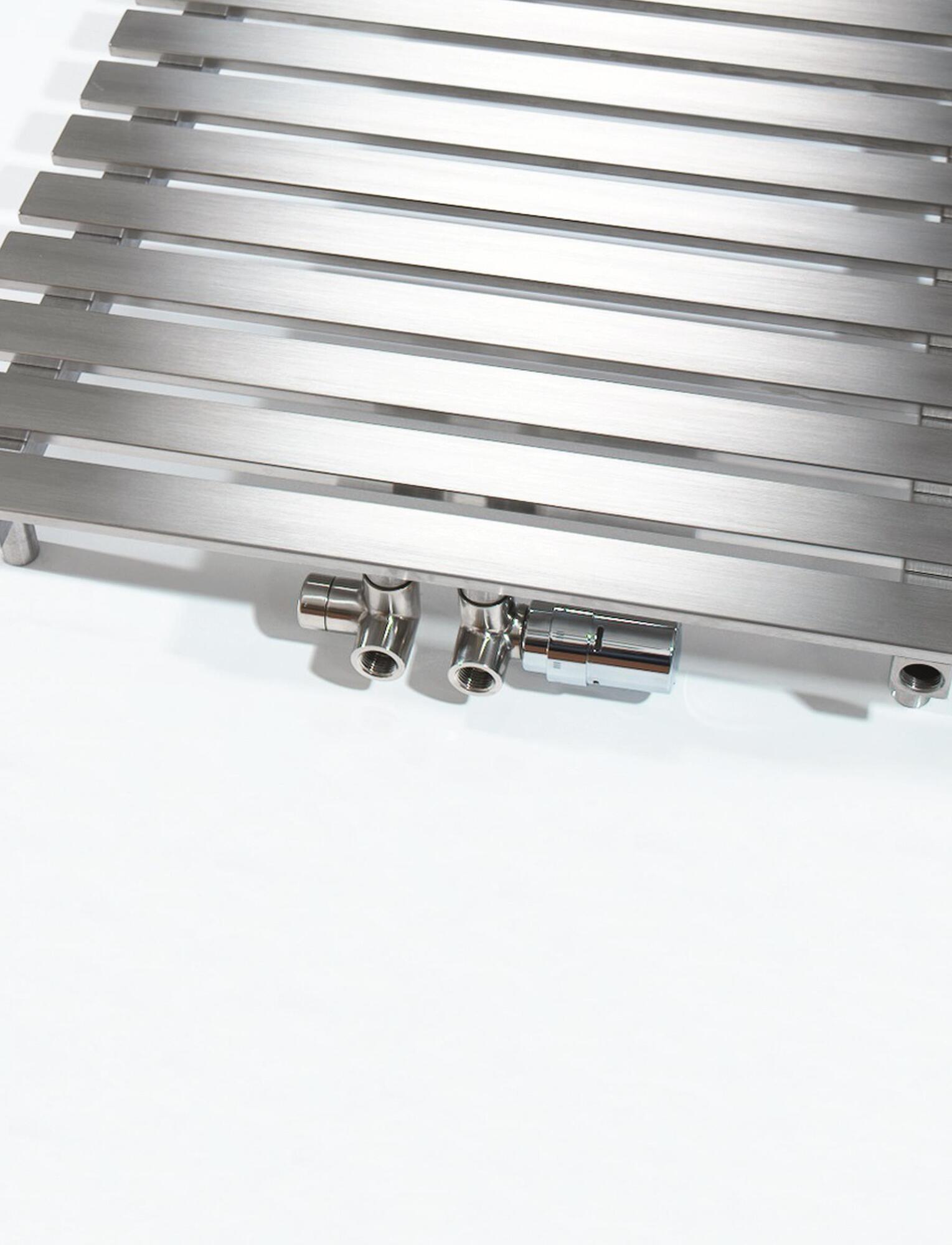Полотенцесушитель Hammam URANUS Stainless steel  комбинированный; электрический или водяной Сталь  - Вид №36