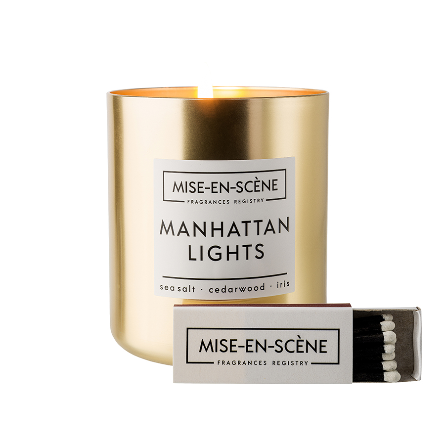 Свеча ароматическая Mise En Scene Manhattan Lights AMBIENTAIR  00-3894982 Золото  - Вид №5
