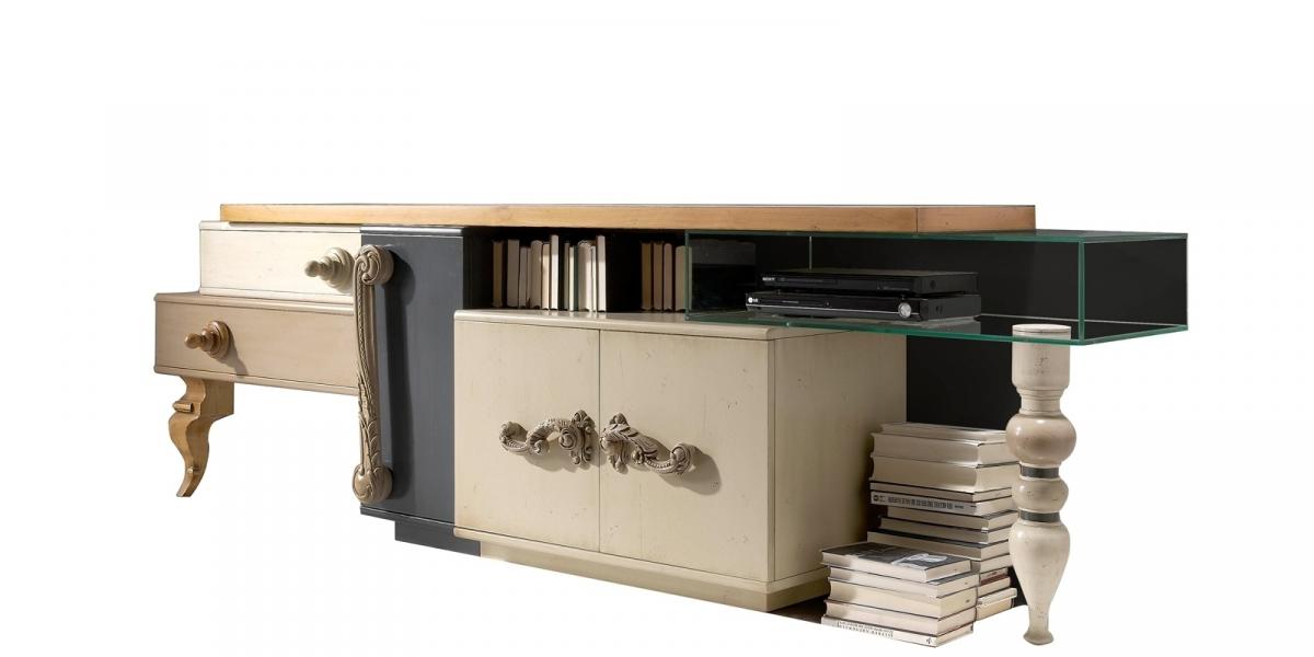 078999 Тумбочка под ТВ Lola Glamour London Santreyd - Вид №2