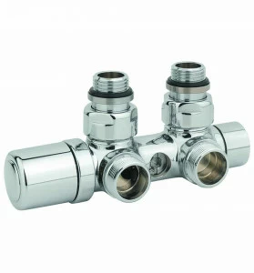 Carlo Poletti V42110ESB Tермостатический прямой кран для железной трубы.