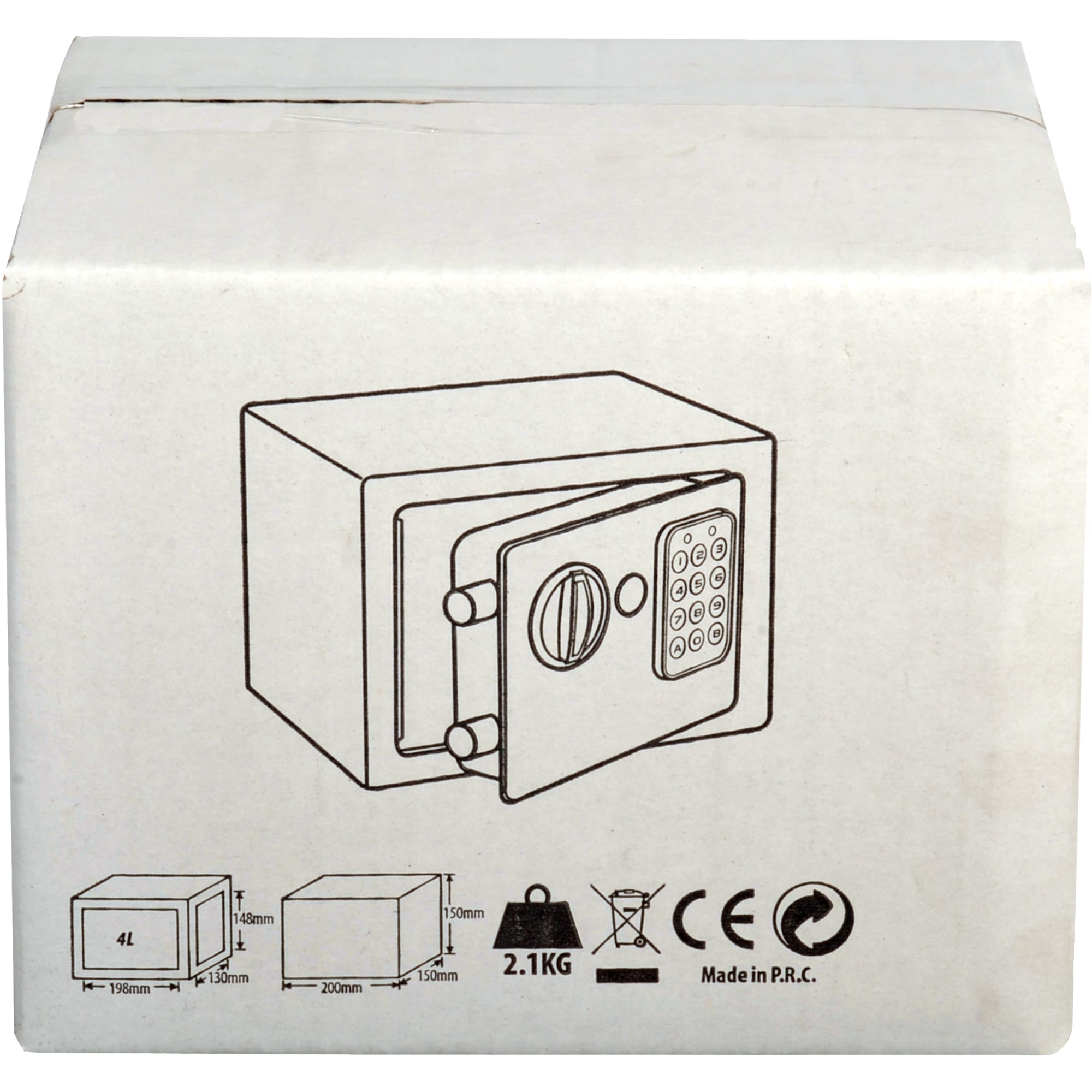 18180775 Сейф мебельный, электронный замок, 4 л Santreyd  - Вид №2