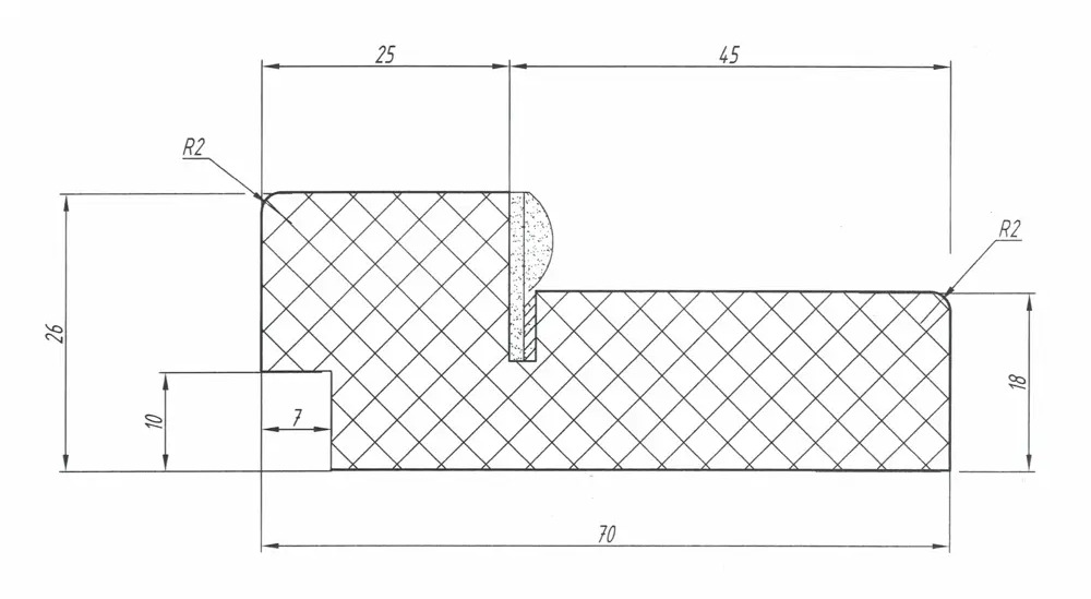 Дверная коробка ПРИНЦИП белая МДФ для одностворчатых дверей 60-90 см 87923300