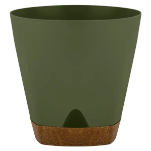 Горшок для цветов Ingreen Wood Ø14 h13 см v1.35 л пластик тайга 89452790 STLM-2039423