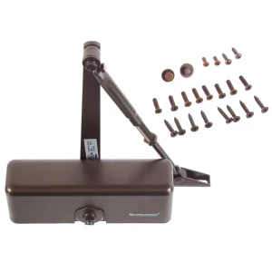 Доводчик дверной 1060 максимальная нагрузка 60 кг цвет коричневый