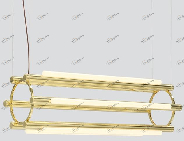 ANDlight Подвесной светильник из алюминия и акрила Pipeline Pip-cha-4