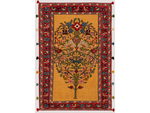 Прямоугольный шерстяной ковер