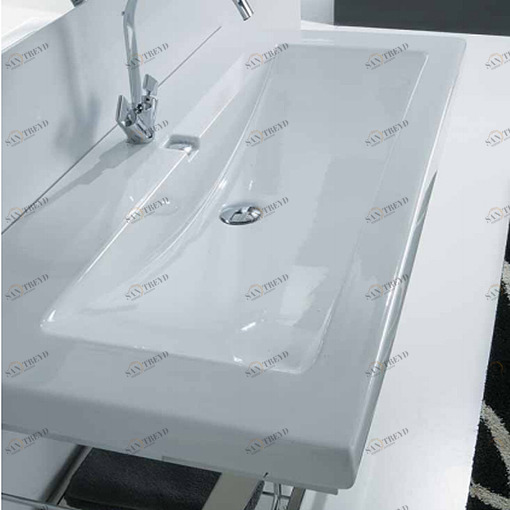 ML10040101 Подвесная раковина настенная овальная Disegno Ceramica  белая 