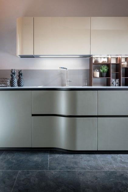 Floritelli Cucine Линейная кухня из dekton® Andromeda curvy sun-id-1404396 - Вид №3