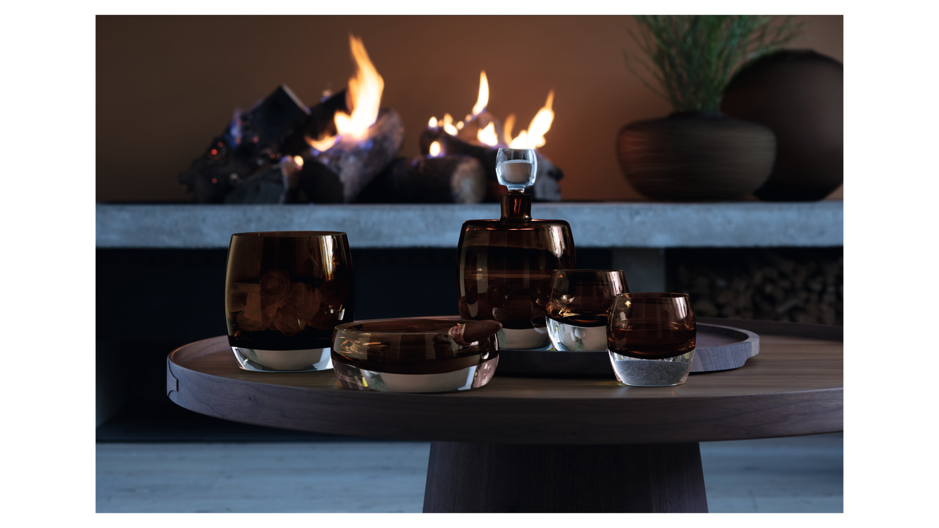 10656150 LSA International Набор для виски с деревянным подносом LSA International, "Whisky Club" Стекло  - Вид №2