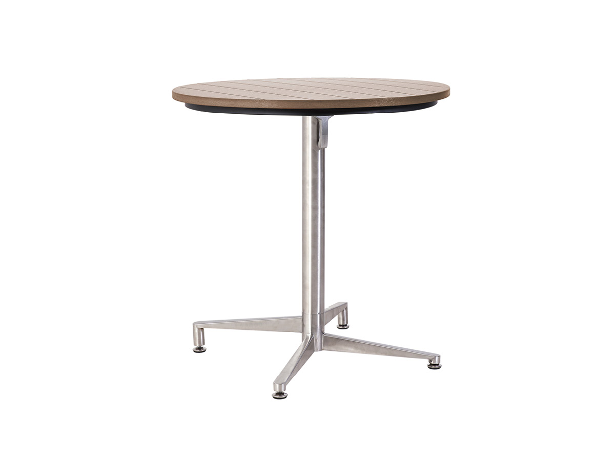 76.00.0071 Стол победы Tradition Resysta sumatra 70 round + складной каркас стола из нержавеющей стали Mbm Victory