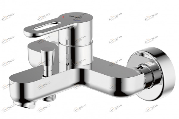 Смеситель для ванны с коротким изливом БЕЗ аксессуаров STREAM-D F637163C-01 bravat