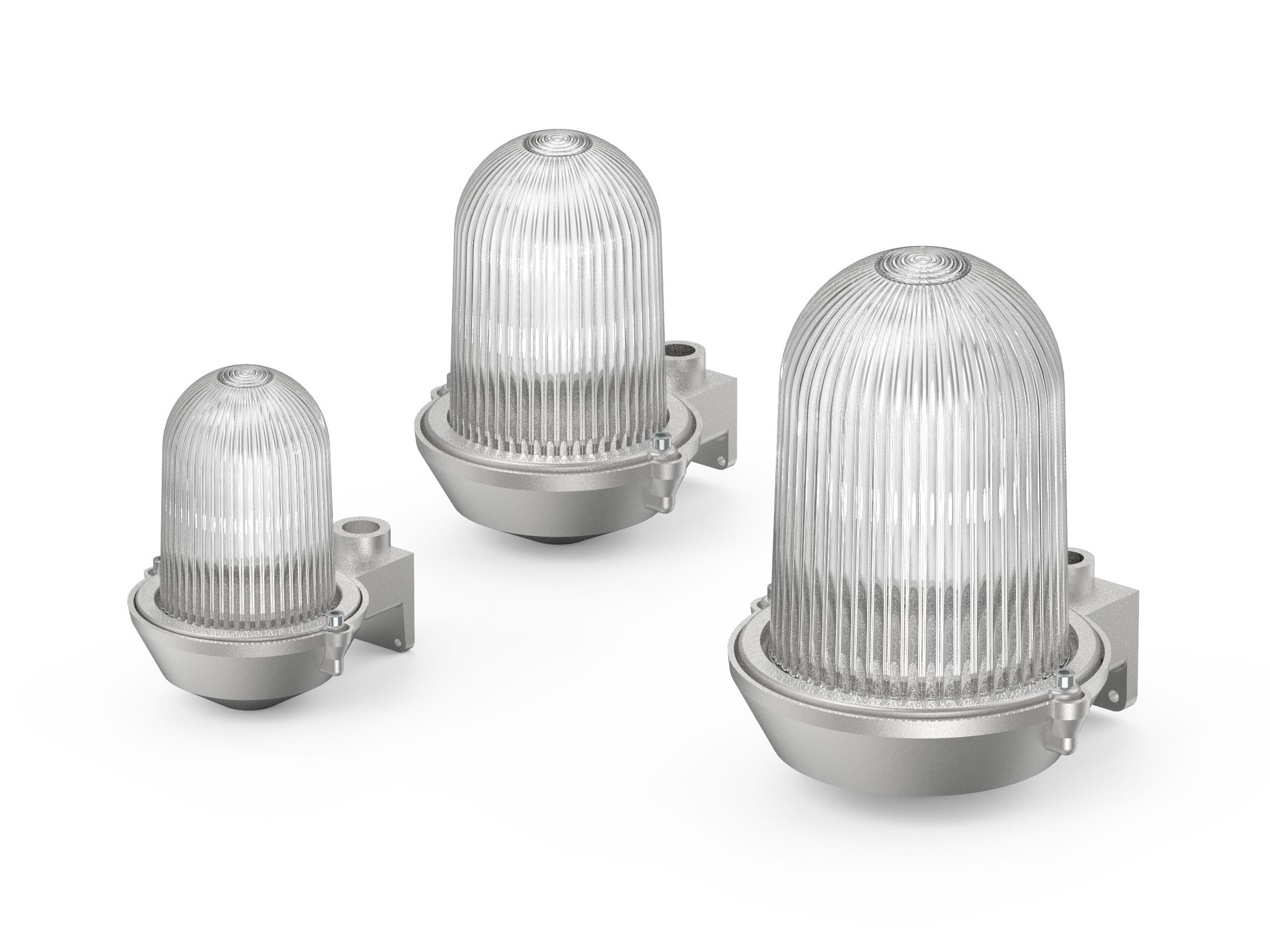 Натуральный алюминиевый настенный светильник Genuit Silver ARCH-00129058 - Вид №7