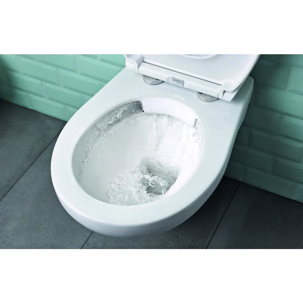 Комплект инсталляция Grohe Solido 5в1 39418000 с унитазом безободковым и кнопкой 81933256 STLM-2140308 - Вид №14