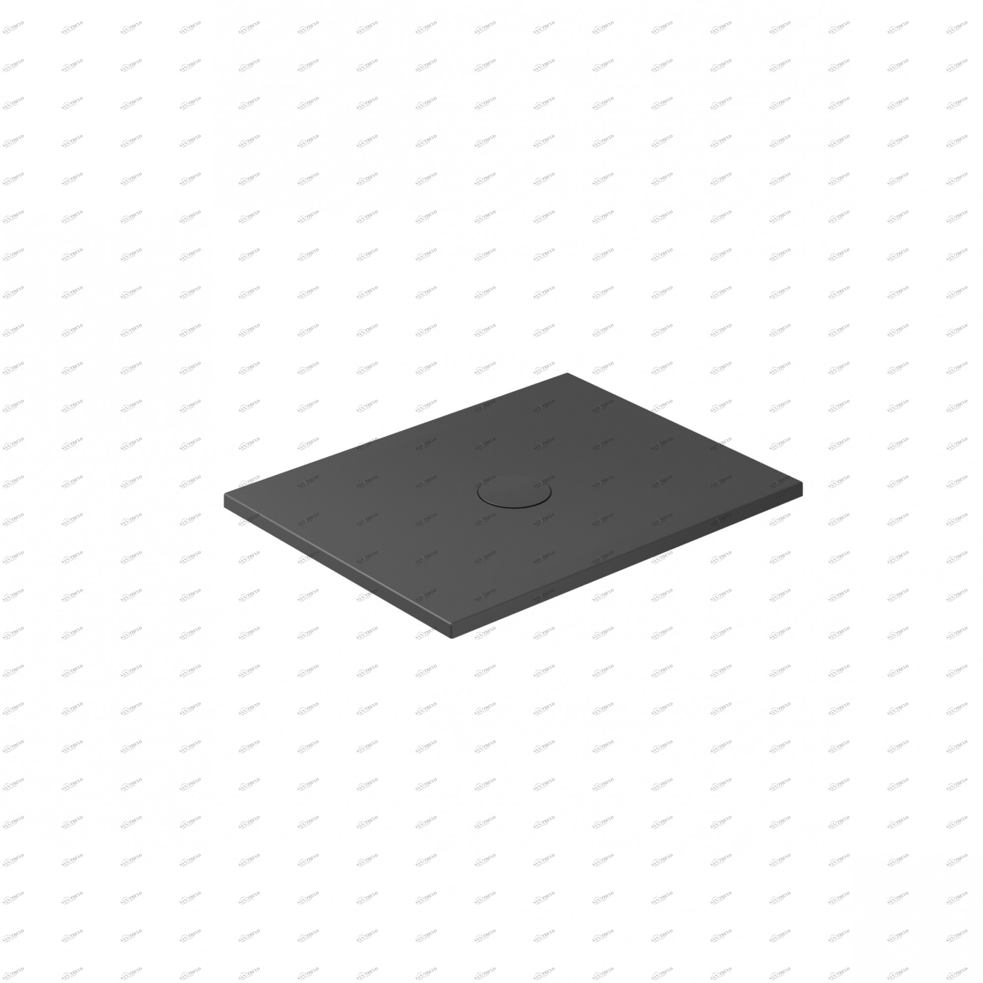 Керамический душевой поддон90x70 Черный  1040NEMT GALASSIA Shower Trays