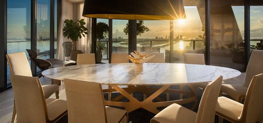 MORADA Овальный обеденный стол из мрамора и металла calacatta Crown Crown dto - Вид №3