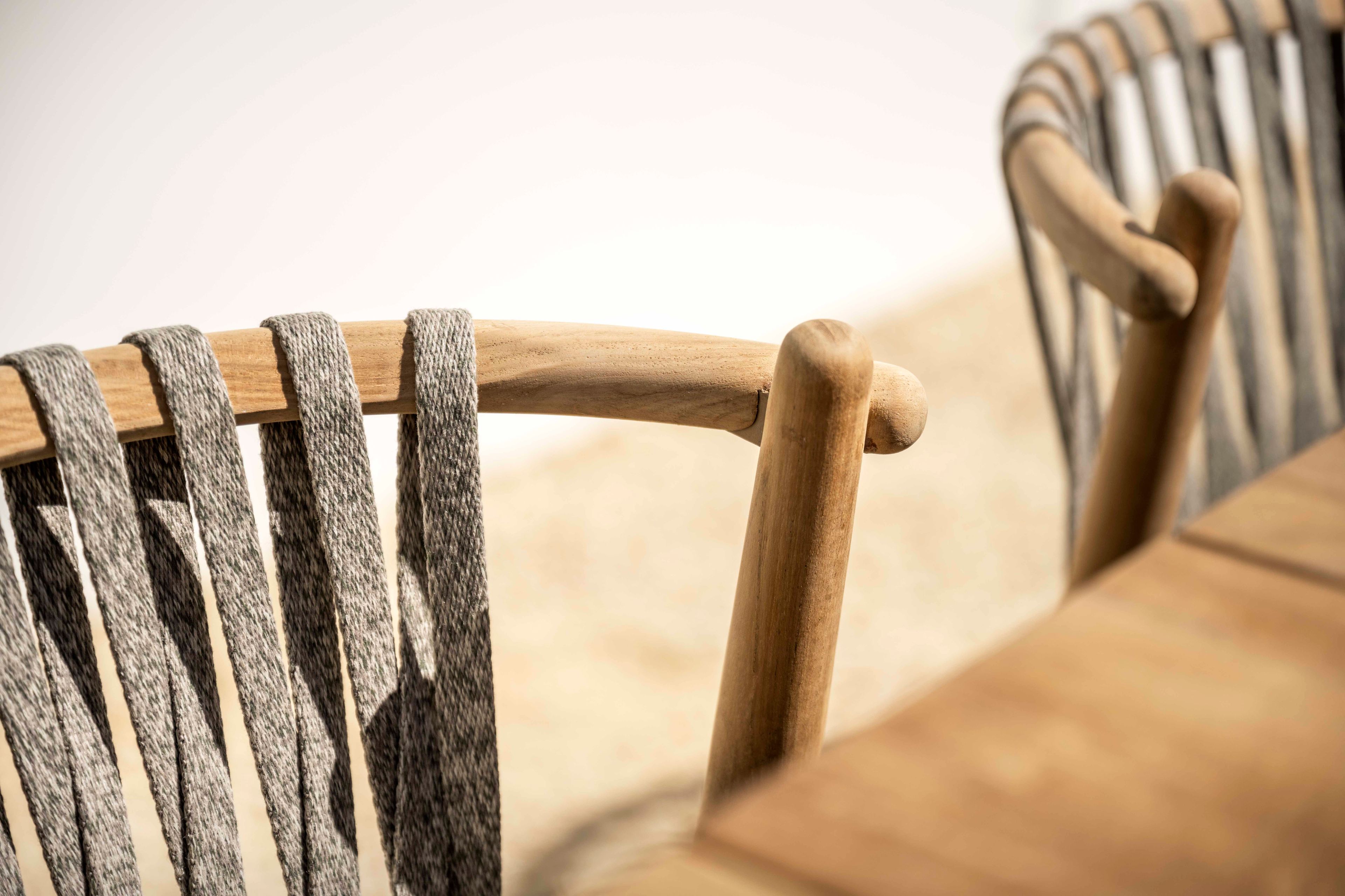 Стул для сада из тикового дерева Jardinico Noa ARCH-00088693 - Вид №1