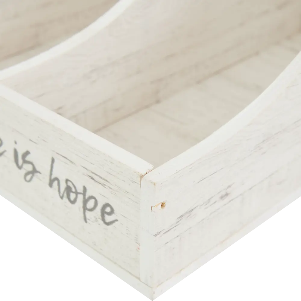 Ящик для хранения чая Графио Ч1 21x26x18 см дерево бело-черный Santreyd STLM-2160415 - Вид №3