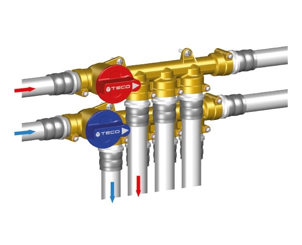 Комплект санитарного коллектора с заглушкой общего назначения TECO K4 ARCH-00150081 - Вид №1