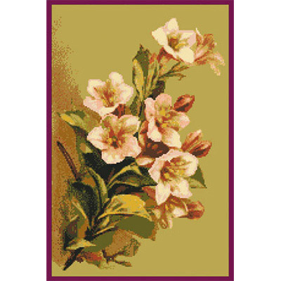 143х220кл Схема для вышивания цв. А3 ДК-279 "Букет цветов" Santreyd 