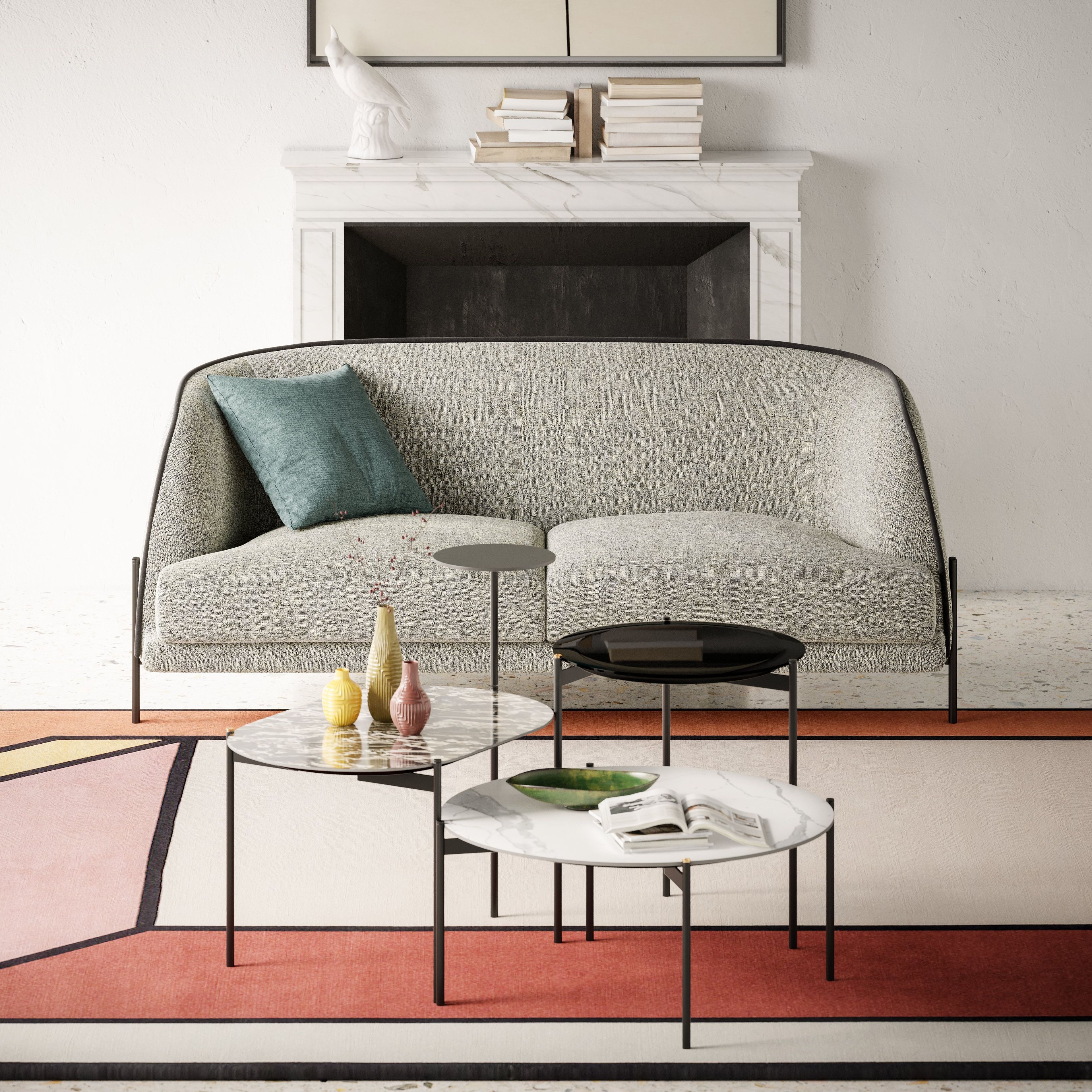 Деревянный низкий круглый журнальный столик Liu Jo Living Collection ARCH-00125634 - Вид №5