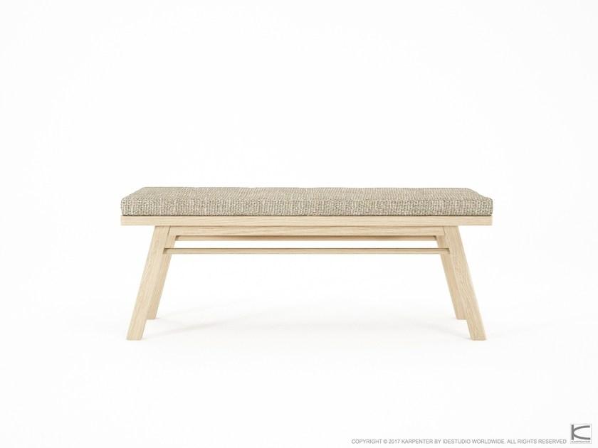KARPENTER Мягкая скамейка из дерева и ткани Circa17 sun-id-1386007 - Вид №3