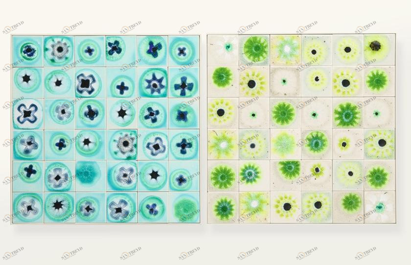Paola Lenti Садовый журнальный столик из стали и стекла sun-id-1375892
