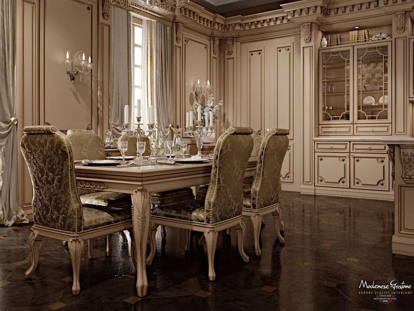 Modenese Gastone Кухня из лакированного массива дерева на заказ с островом Cucine sun-id-1405112 - Вид №2