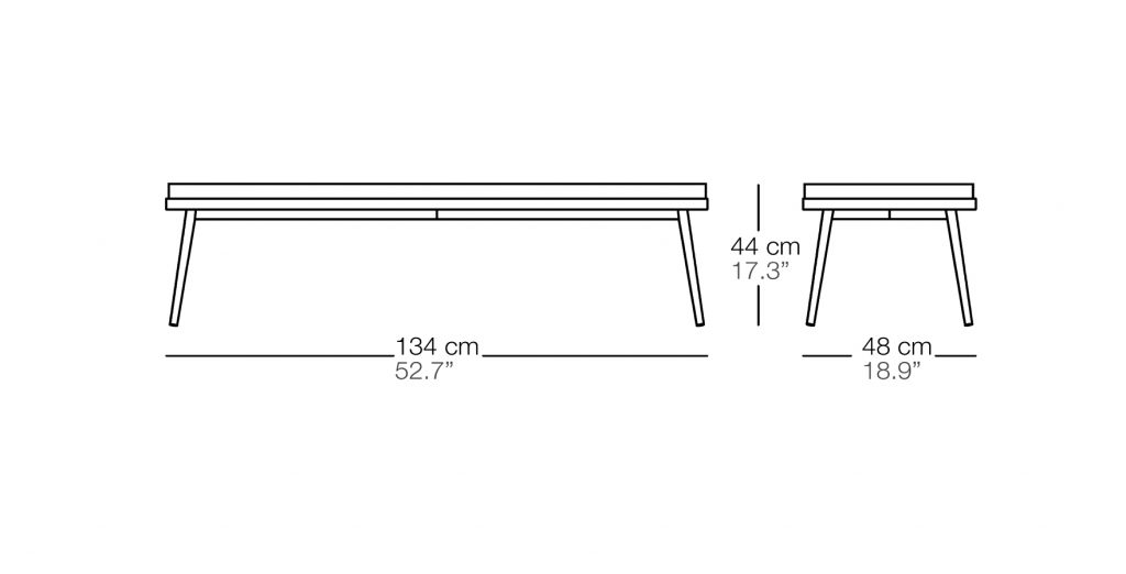 Vint 2-х местная скамейка Bivaq sun-id-1986091 - Вид №1