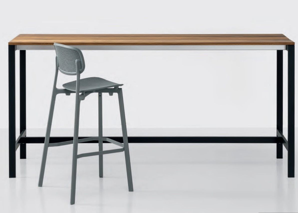 Высокий прямоугольный садовый стол из тикового дерева Kristalia Be-Easy ARCH-00107988 - Вид №1