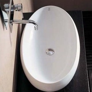 18998 Накладная раковина на столешницу  овальная Ceramica Hidra  - Вид №2