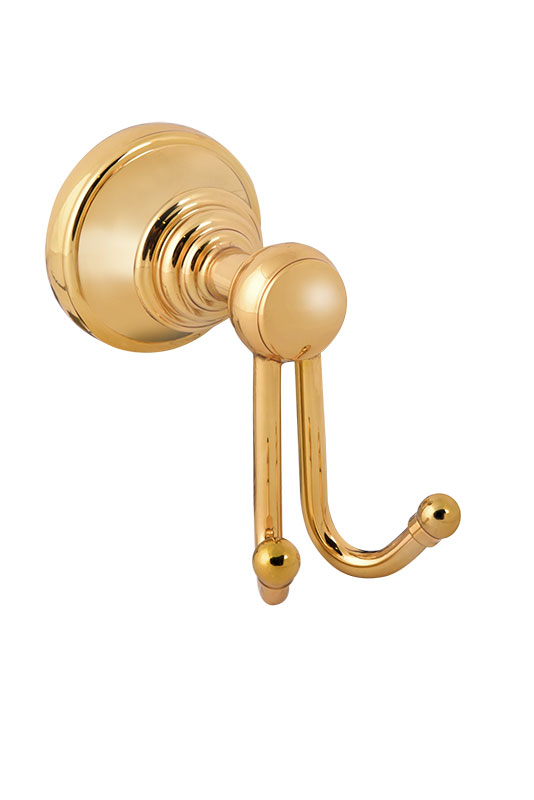 140110008a Вешалка Luna двойная золотая Eca 