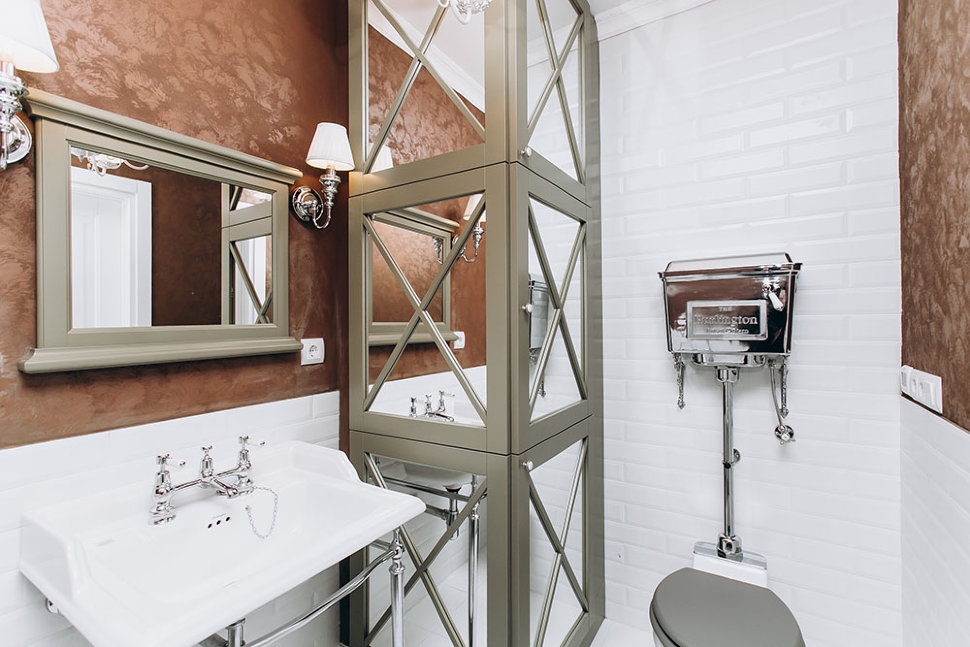 Смеситель для раковины на 2 отверстия Regent, с пробкой и цепочкой [BIR10 BLA] Regent Burlington T16-QT BLA, T3 BLA, T4B-2 - Вид №4