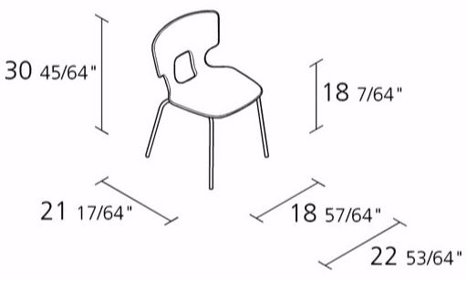 Alias Штабелируемый стул Enna erice sun-id-1384927 - Вид №1