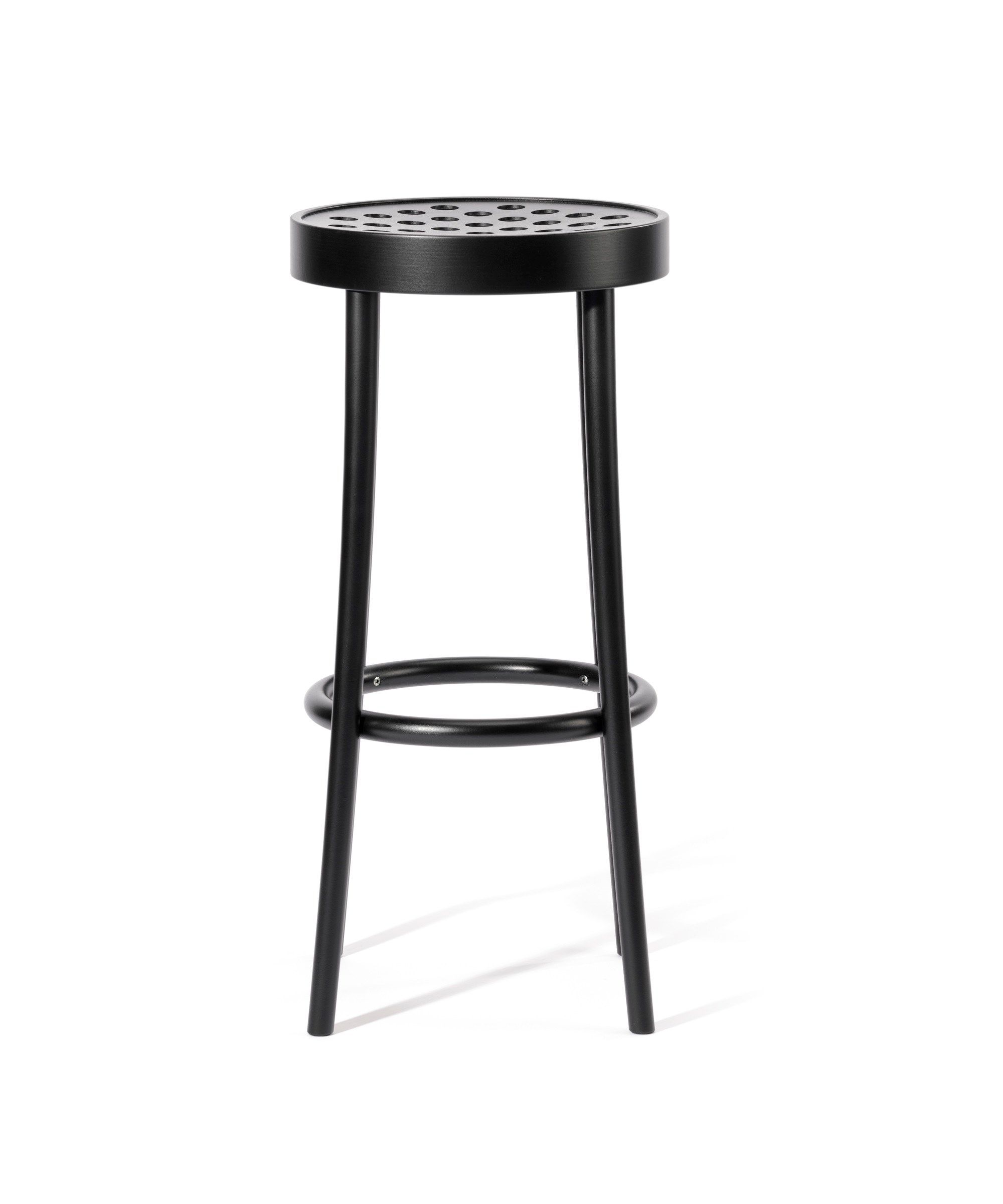 Высокий деревянный барный стул с подставкой для ног TON 822 ARCH-00090162 - Вид №21