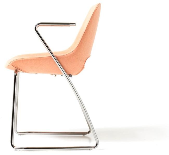 Diemme Тканевый стул на санках с подлокотниками Clea sun-id-1414054 - Вид №2