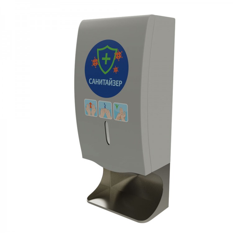 Liscom Сенсорный диспенсер Liscom для бесконтактной дезинфекции рук антисептиком, настенный матовый Santreyd 