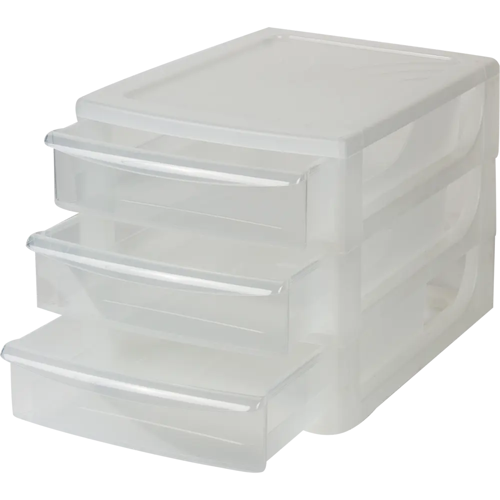 ECONOVA Органайзер настольный с тремя прозрачными ящиками 82175736 STLM-0021204 - Вид №2