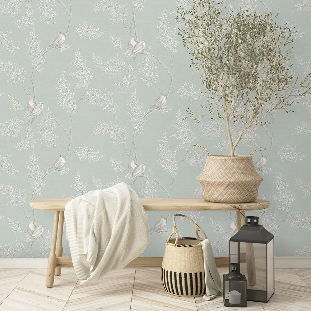 Обои флизелиновые Erismann Visavi зеленые 1.06 м ЭР61052-05 STLM-2048704 - Вид №4