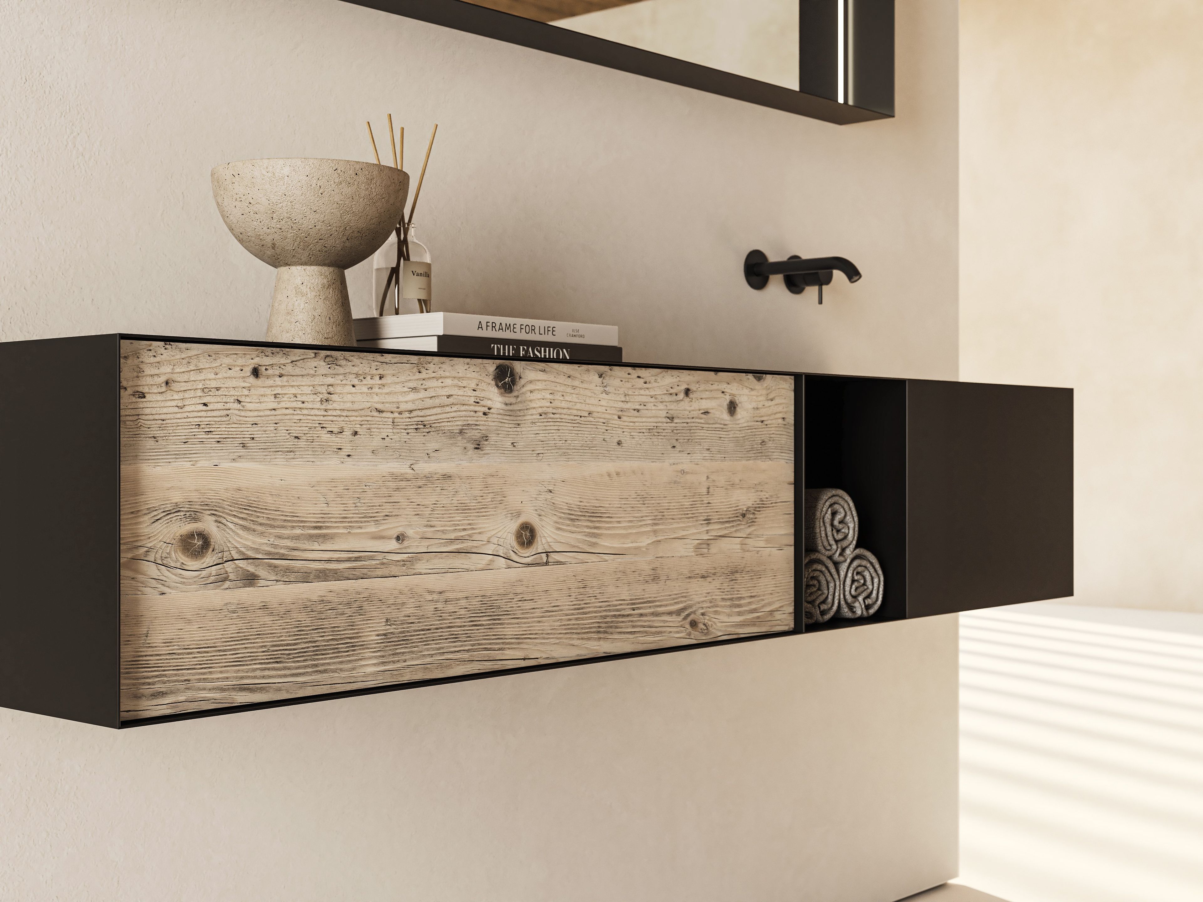 Подвесной туалетный столик из листового металла с дверцами Moab Zero20 ARCH-00133463 - Вид №5