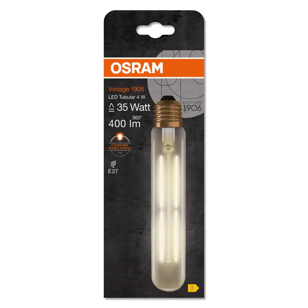 Лампа светодиодная Osram филаментная E27 230 В 5 Вт/820 Tubular STLM-2021409 - Вид №4