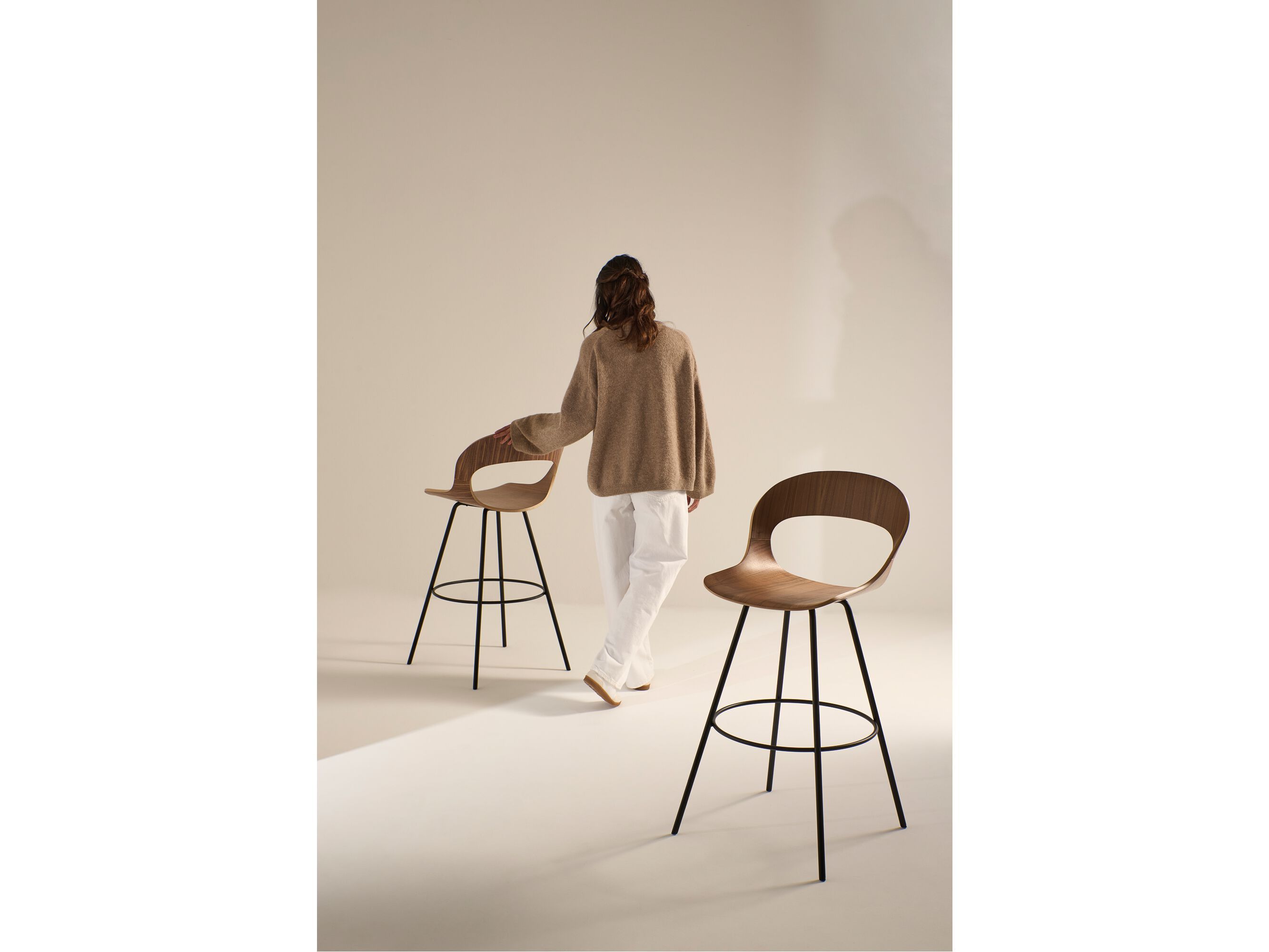 Деревянный табурет со спинкой LD Seating Lotus ARCH-00055986 - Вид №6