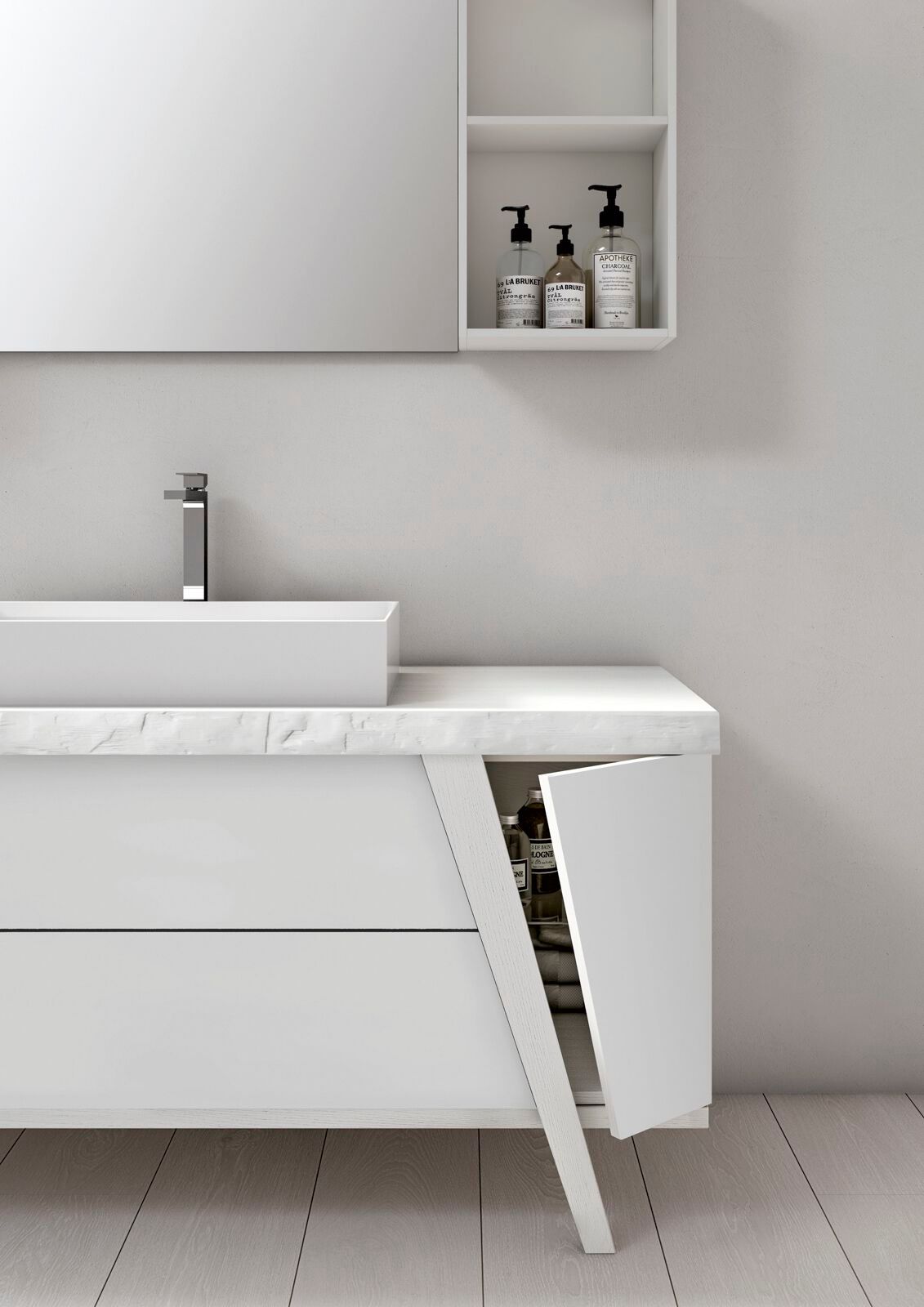 Одноместная напольная раковина с дверцами Gruppo Geromin Fratino ARCH-00063842 - Вид №1