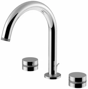 Rubinetteria Giulini Смеситель для раковины на 3 отверстия Deluxe - myring Fmr0112adl