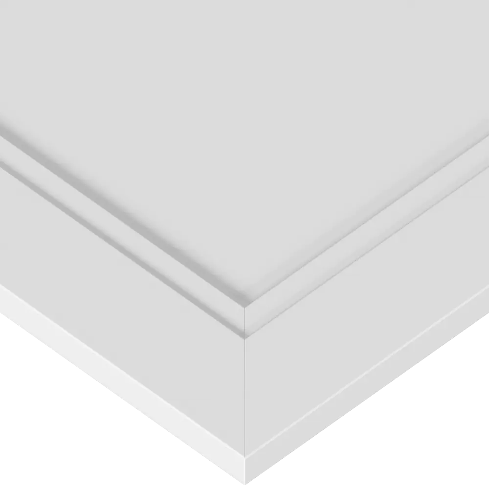 KONSENSA Фасад Котлас белый матовый для кухни в неоклассическом стиле 89387725 STLM-1573469 - Вид №5