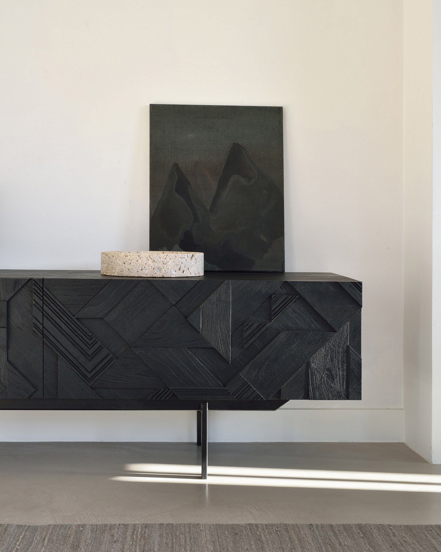 ТВ-шкаф из тикового дерева с откидными дверцами Ethnicraft Графика ARCH-00086544 - Вид №8