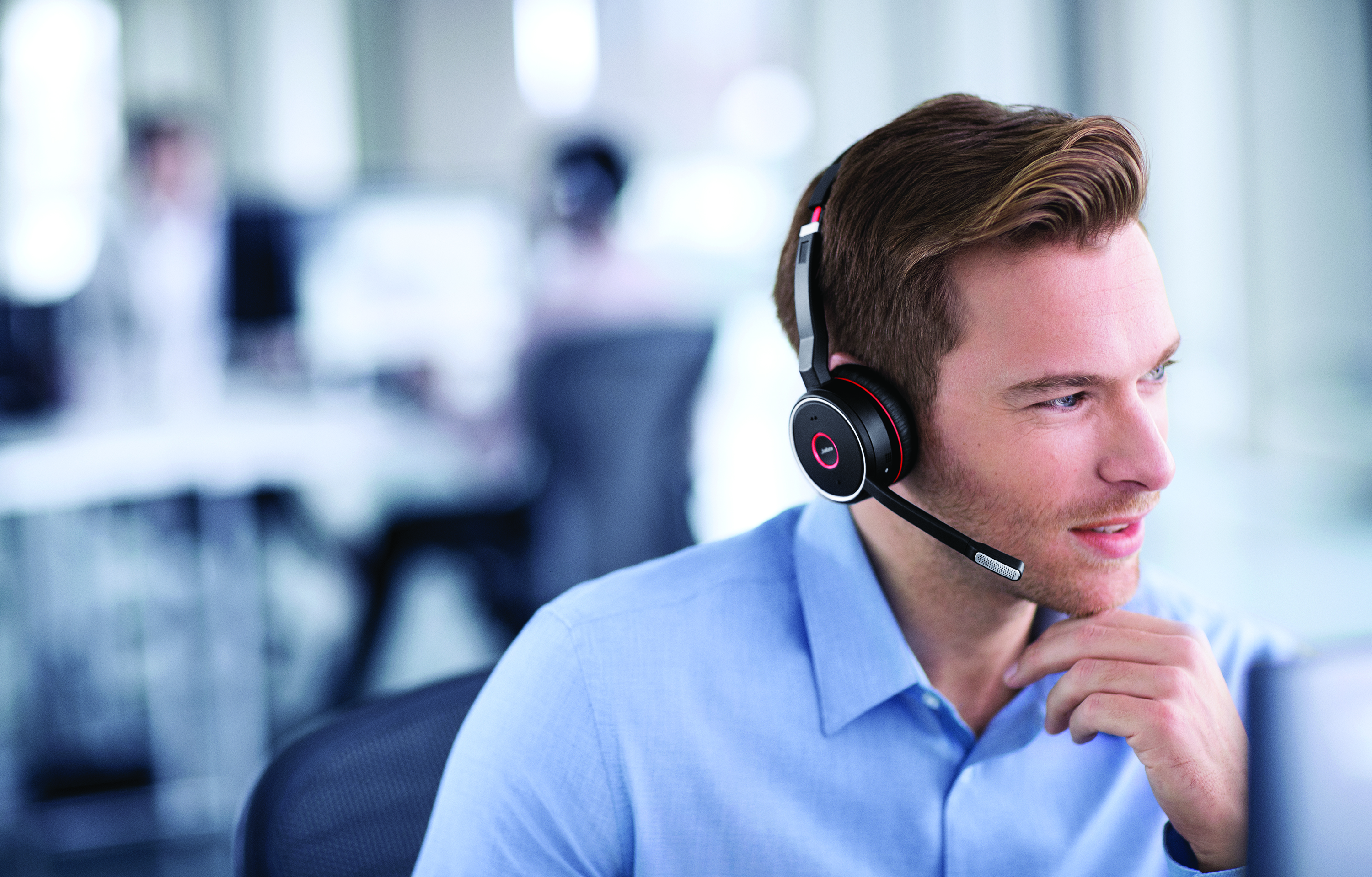 7599-832-199 evolve 75 stereo ms, charging stand & link 370 Jabra Santreyd  - Вид №29