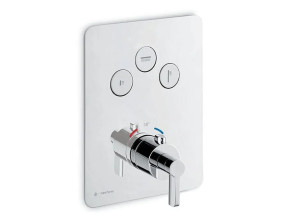 Встраиваемый термостатический смеситель для душа с переключателем