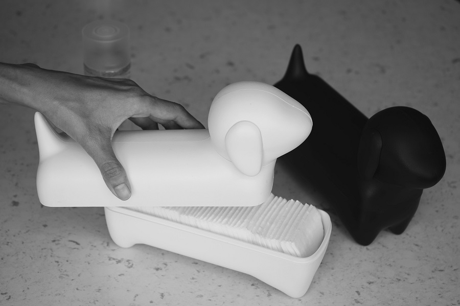 Коробка для мелочей Dacholder, черная Qualy QL10291BK - Вид №6